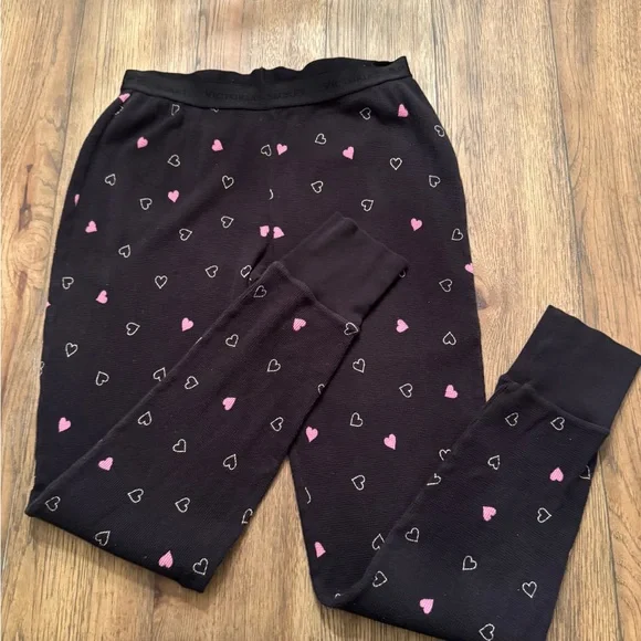 Victoria’s Secret Heart Pajamas S Small Valentines Day - Picture 14 of 14